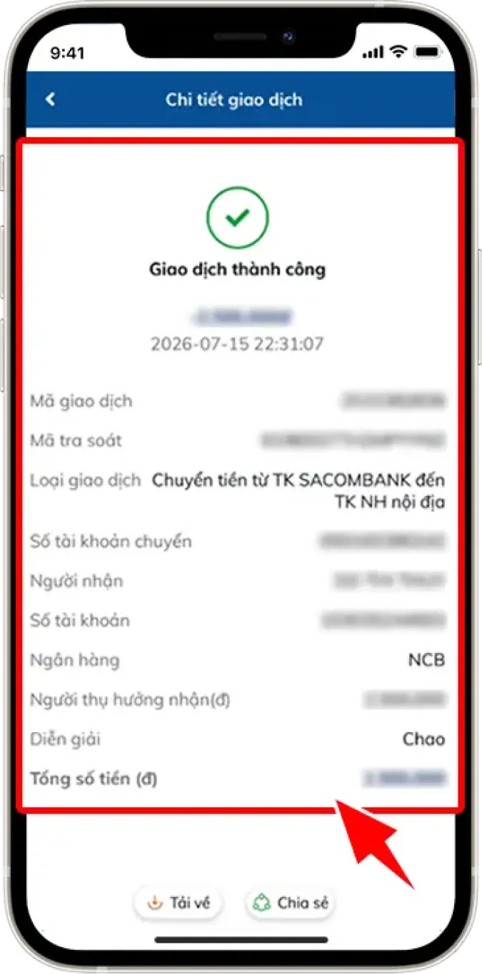 Bước 3: Chụp hóa đơn chi tiết có đầy đủ nội dung